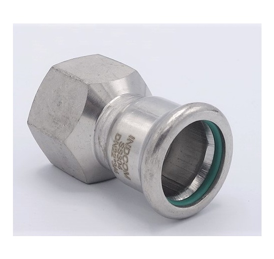 Pressing Reducer Stainless Steel / internal thread (threaded adapter) |22 mm_3/4"