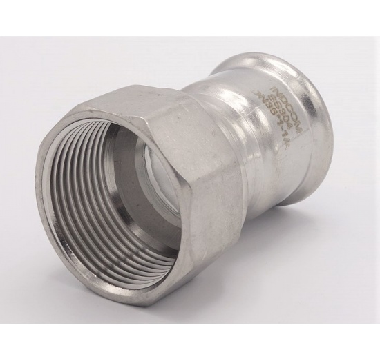 Pressing Reducer Stainless Steel / internal thread (threaded adapter) |35 mm_1 1/4"