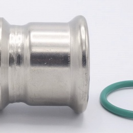 Pressing Reducer Stainless Steel / internal thread (threaded adapter) 42 mm_1 1/2"