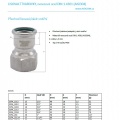 Pressing Reducer Stainless Steel / internal thread (threaded adapter)