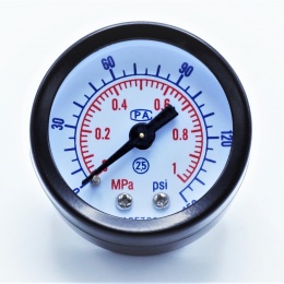 Pressure gauge with rear connection 0 - 10 bar, 1/8 ”