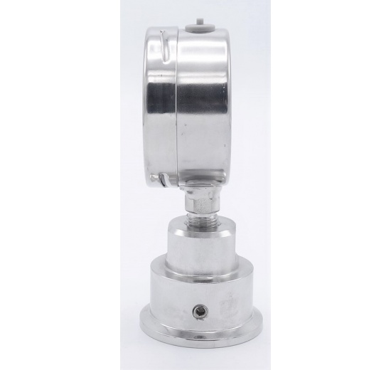 Pressure Gauge with Separating Diaphragm-CLAMP, Dial 63 mm 0-2,5 bar, (clamp-50,5mm)
