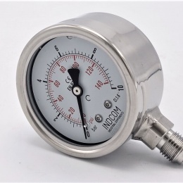 pressure gauges, bottom connection