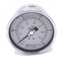 Pressure gauges with back (axial) connection, dial size 100 mm