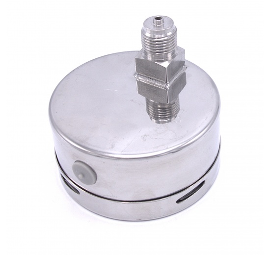 Pressure gauges with back (axial) connection, dial size 100 mm