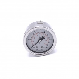 Pressure gauges with back (axial) connection, dial size 63 mm