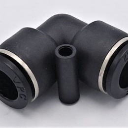 Push-in fittings L shape DN 12mm, plastis air fittings