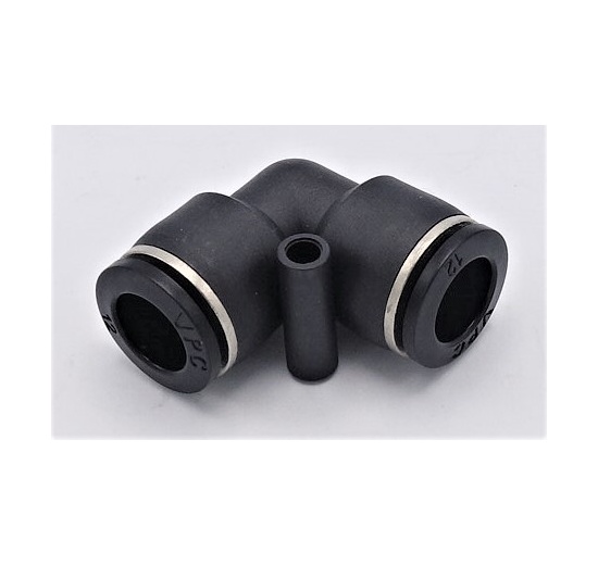 Push-in fittings L shape DN 12mm, plastis air fittings