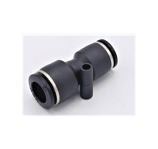 Reduced straight coupling 10mm/8mm, push-in pneumatics fittings