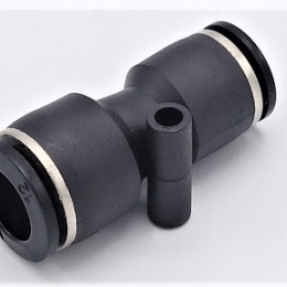 Reduced straight coupling 8mm/6mm, pneumatics push-in fittings