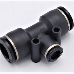Reduced T-piece Coupling DN 8-6mm, plastic, pneumatics air fittings