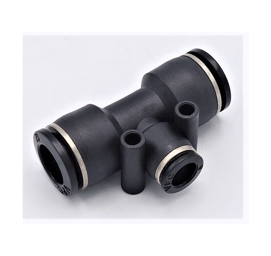Reduced T-piece Coupling DN 8-6mm, plastic, pneumatics air fittings