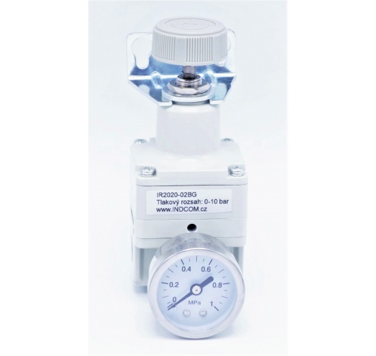 Reducing valve with fine regulation G 1/4", range 0.1-10 bar