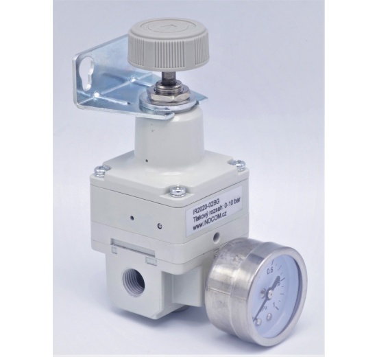 Reducing valve with fine regulation G 1/4", range 0.1-10 bar