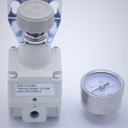 Reducing valve with fine regulation G 1/4", range 0.1-4 bar