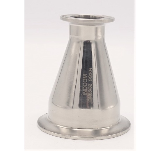 Reduction centric, clamp DN65/32, stainless steel