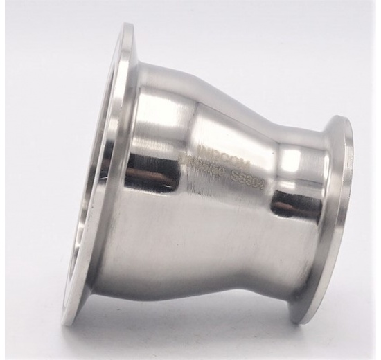 Reduction centric, connection clamp DN65/50