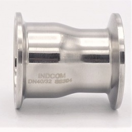 Reduction centric, connection tri clamp DN40/32, stainless steel