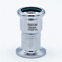 Reduction/CLAMP DIN 32676, Press Fittings 22 mm_CLAMP collar 34 mm