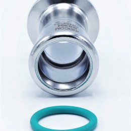 Reduction/CLAMP DIN 32676, Press Fittings 22 mm_CLAMP collar 34 mm