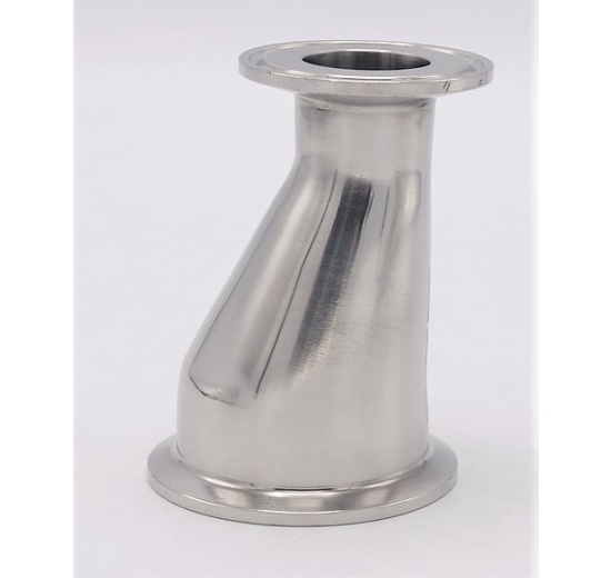 Reduction excentric, clamp DN50/25, stainless steel