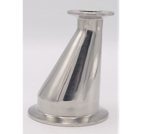 Reduction excentric, clamp | DN65/25