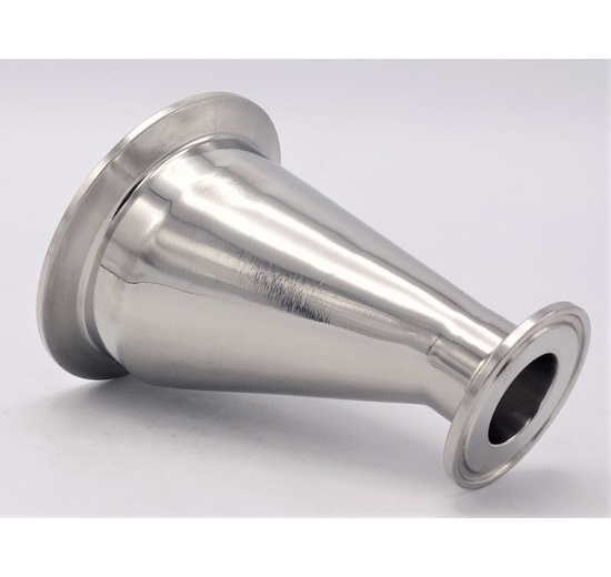 Reduction excentric, clamp | DN65/25