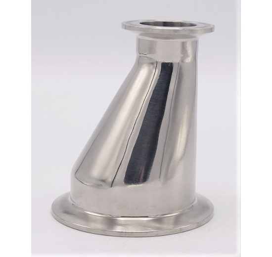 Reduction excentric, clamp DN65/32, stainless steel