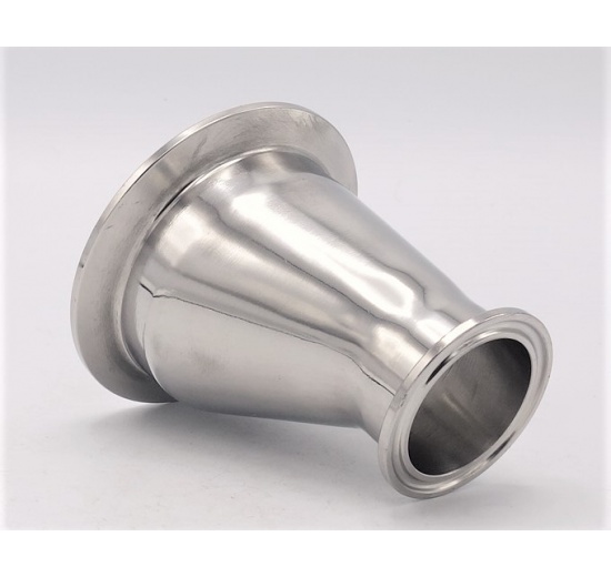 Reduction excentric, clamp DN65/40