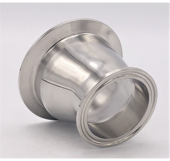 Reduction excentric, clamp | DN65/50