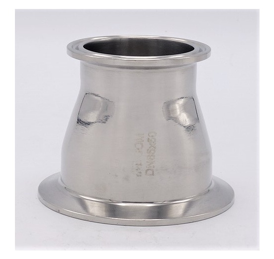 Reduction excentric, clamp | DN65/50