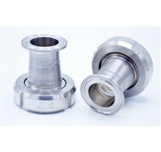 redukce soustředná, norma SMS/DIN CLAMP (DN38/DIN DN32)