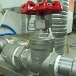 regulační uzavírací šoupátkový ventil