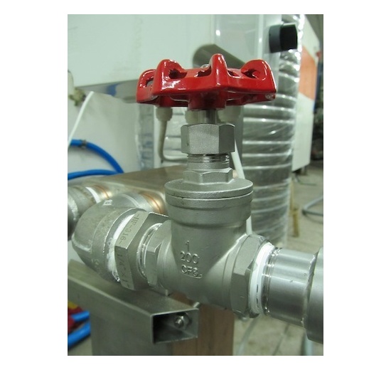 regulační uzavírací šoupátkový ventil