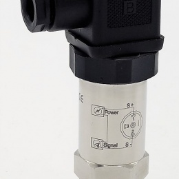 Relative pressure transmitter, 1/4" BSP, 24VDC Relative pressure 0-1 bar