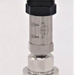 Relative pressure transmitter with separating membrane