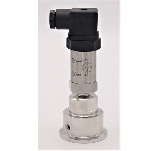 Relative pressure transmitter with separating membrane