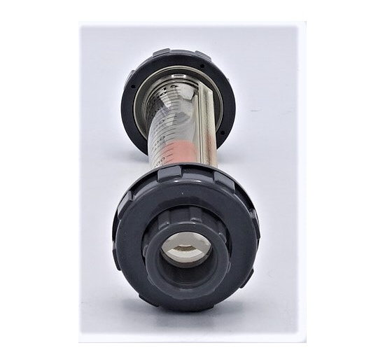Rotameter (flowmeter) Plastic  0.1~1 m3/h, female thread BSP 1/2"