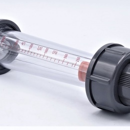 Rotameter (flowmeter) Plastic 0.25~2.5 m3/h, female thread BSP 3/4"