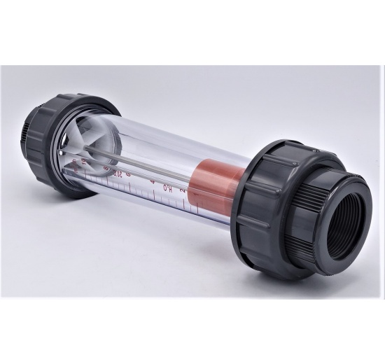 Rotameter (flowmeter) Plastic 1~10 m3/h, female thread 1 1/2"