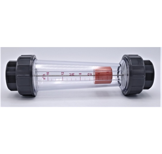 Rotameter (flowmeter) Plastic- 1.6~16 m3/h, female thread 1 1/2"