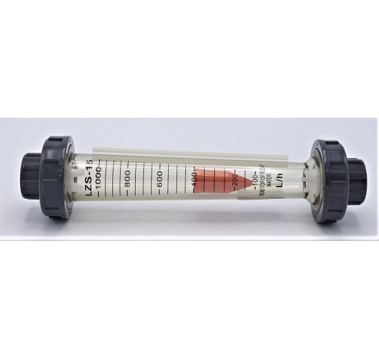 Rotameter (flowmeter) Plastic BSP 1/2" internal thread