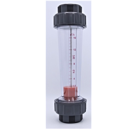 Rotameter (flowmeter) Plastic, female thread 1 1/2"