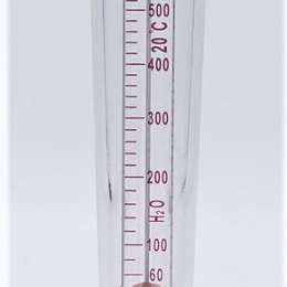 Rotameter (flowmeter) Plastic - Glued Joint |0.06~0.6 m3/h, female thread BSP 1/2"