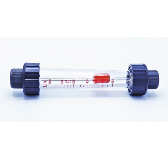 Rotameter (flowmeter) Plastic - Glued Joint | 0.1~1 m3/h, female thread BSP 1/2"