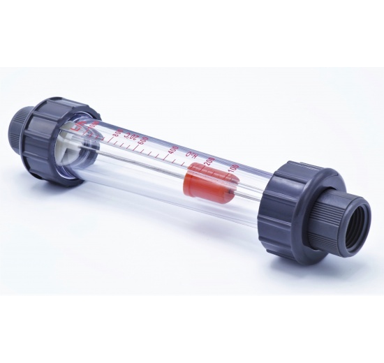 Rotameter (flowmeter) Plastic - Glued Joint 0.1~1 m3/h, female thread BSP 1/2"