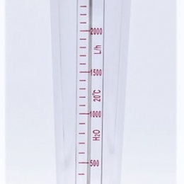 Rotameter (flowmeter) Plastic - Glued Joint | 0.25~2.5 m3/h, female thread BSP 3/4"