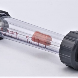 Rotameter (flowmeter) Plastic -  inner thread BSP 1/2" | 0.005~0.05 m3/h, female thread BSP 1/2"