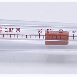 Rotameter (flowmeter) Plastic -  inner thread BSP 1/2" | 0.005~0.05 m3/h, female thread BSP 1/2"