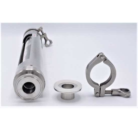 Rotameter (flowmeter) - Stainless steel, CLAMP DN25,100~1000 liters / hour